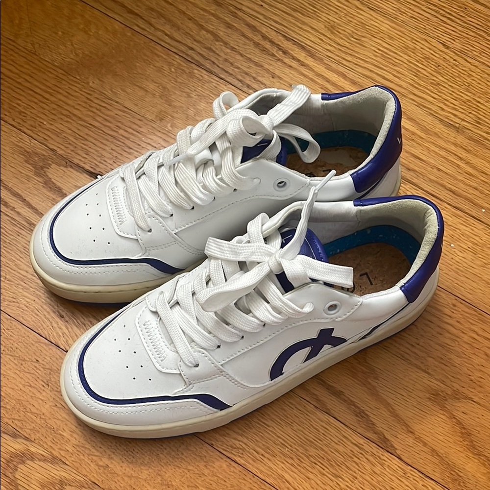 LOCI Women’s Sneakers Blue White Trainers Size 36 Size 6 Made in Portugal New
